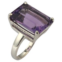 Tiffany & Company Sparkler Silver and Amethyst Ring