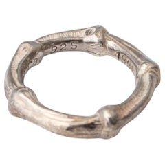 Tiffany & Company Sterling Bamboo Band Ring