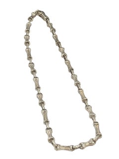 Tiffany & Company Sterling Bamboo Link Necklace