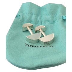 Tiffany & Company Sterling Coin Edge Cufflinks