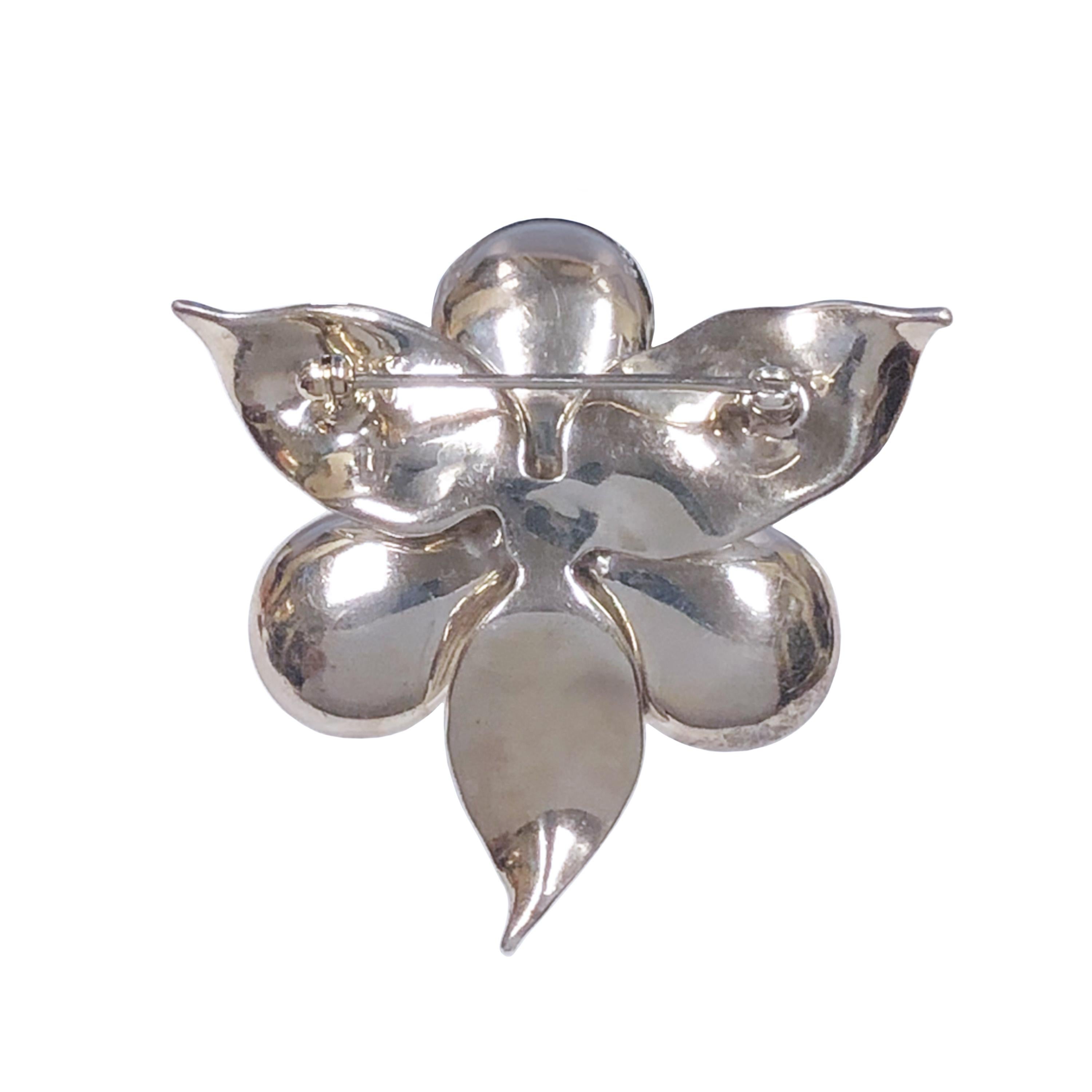 tiffany and co flower brooch