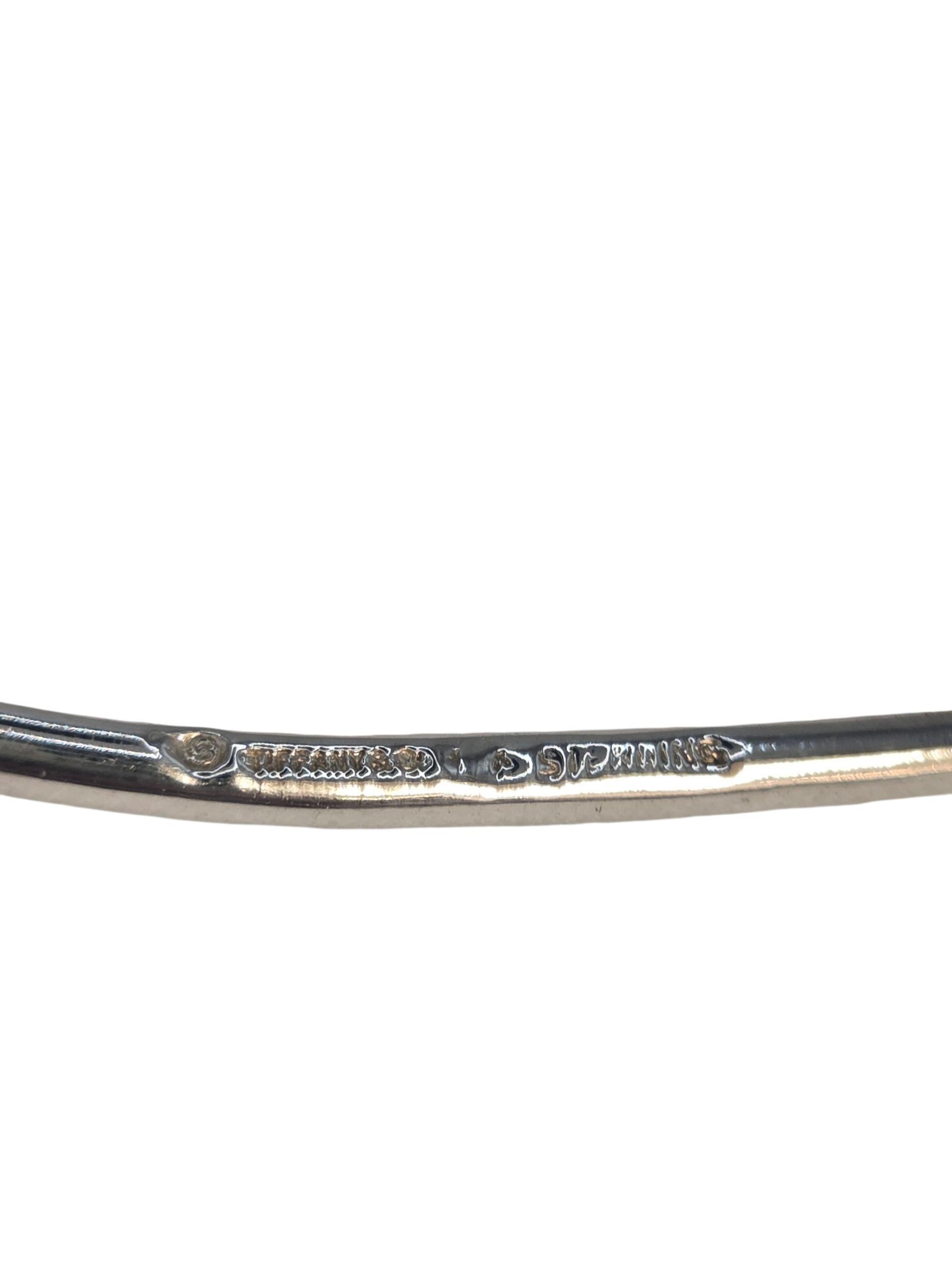 Tiffany & Company Broche de plata de ley con forma de lirio #23957 Contemporáneo en venta