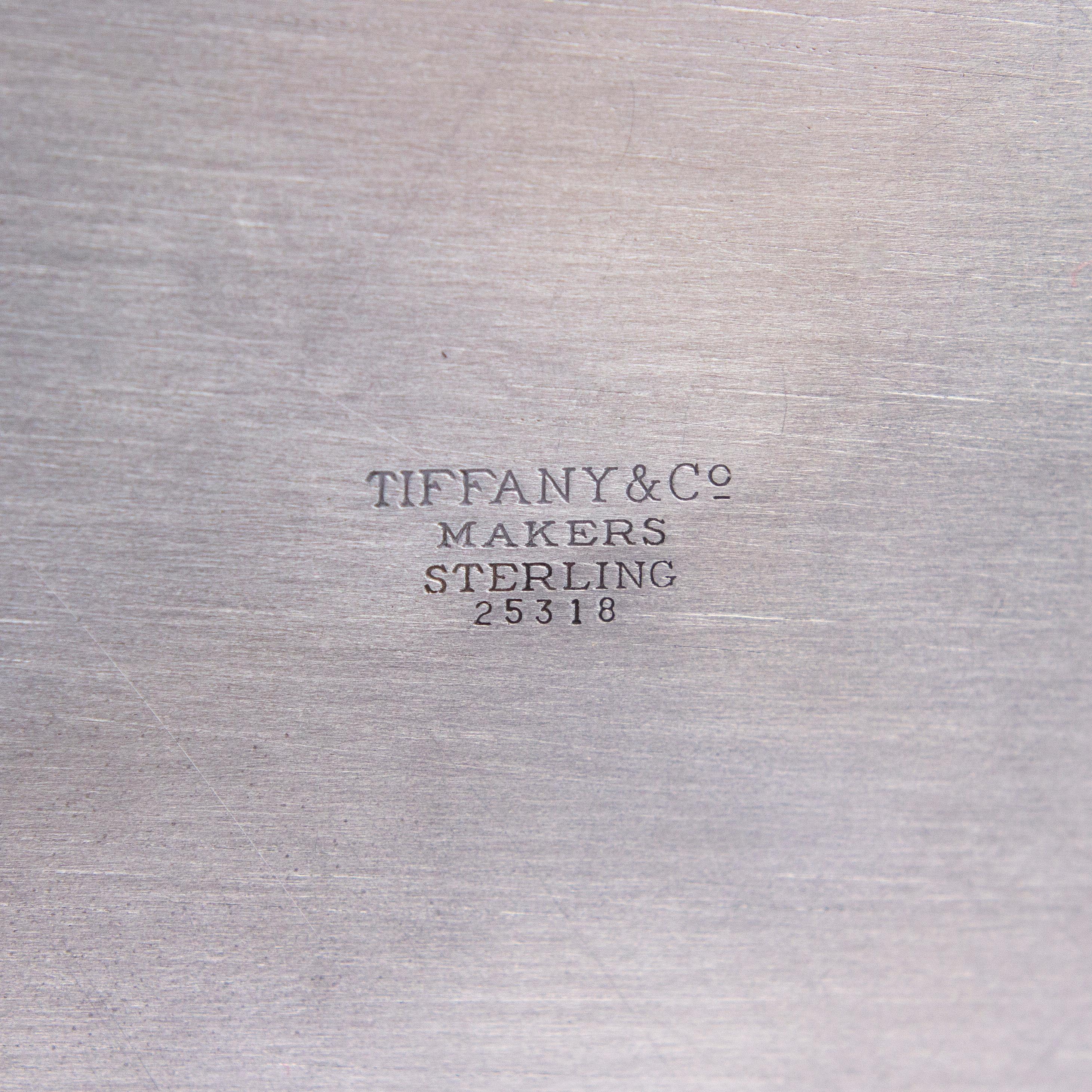 Tiffany & Company Sterling Silver Cigar Box with Cedar Lining 1