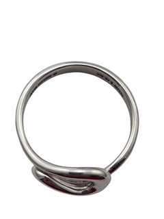 Tiffany & Company Sterling Silver Elsa Peretti Open Wave Ring #23959