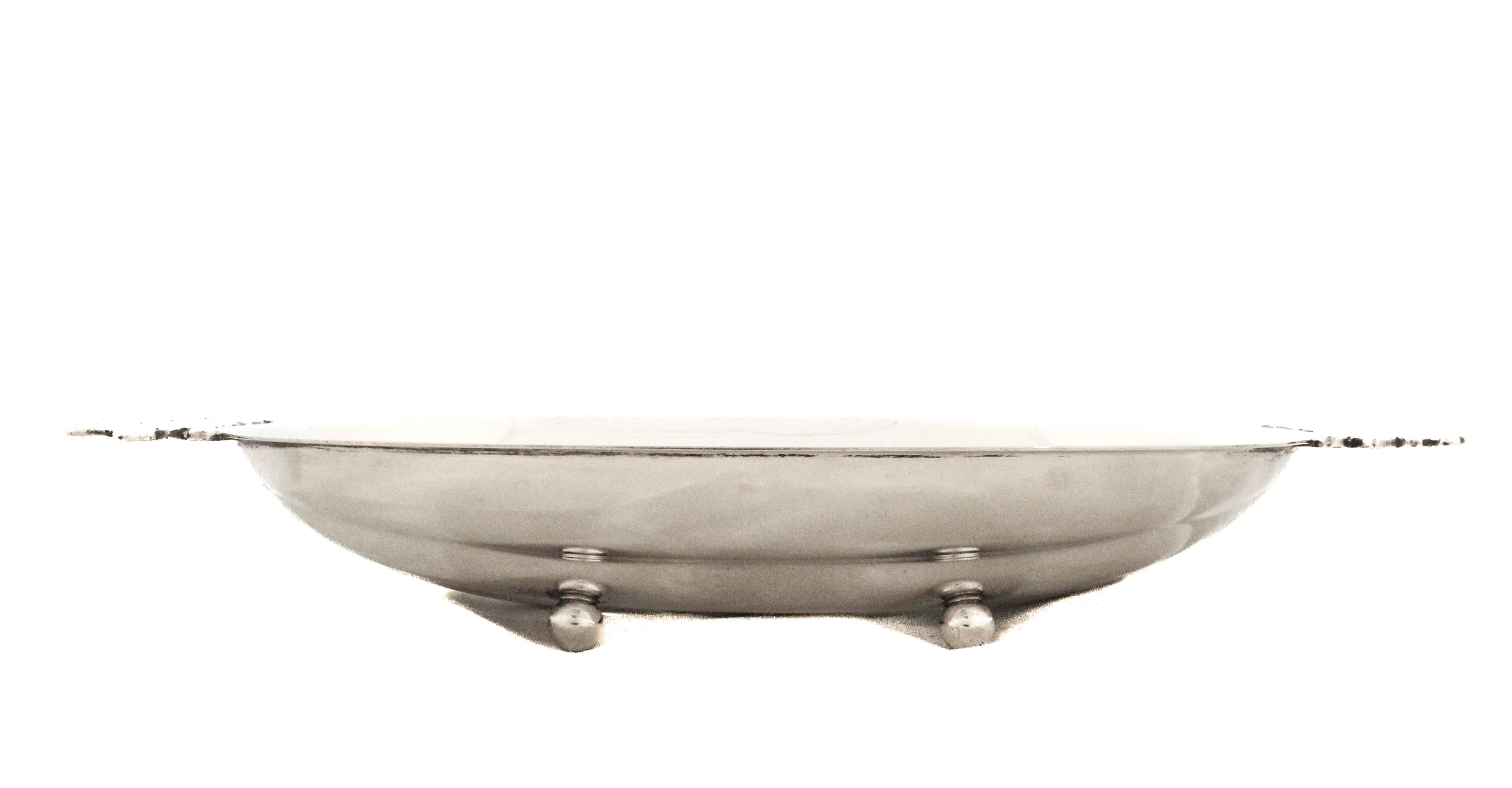 Piatti ovali in argento Sterling Tiffany & Company - Coppia In condizioni ottime in vendita a Brooklyn, NY