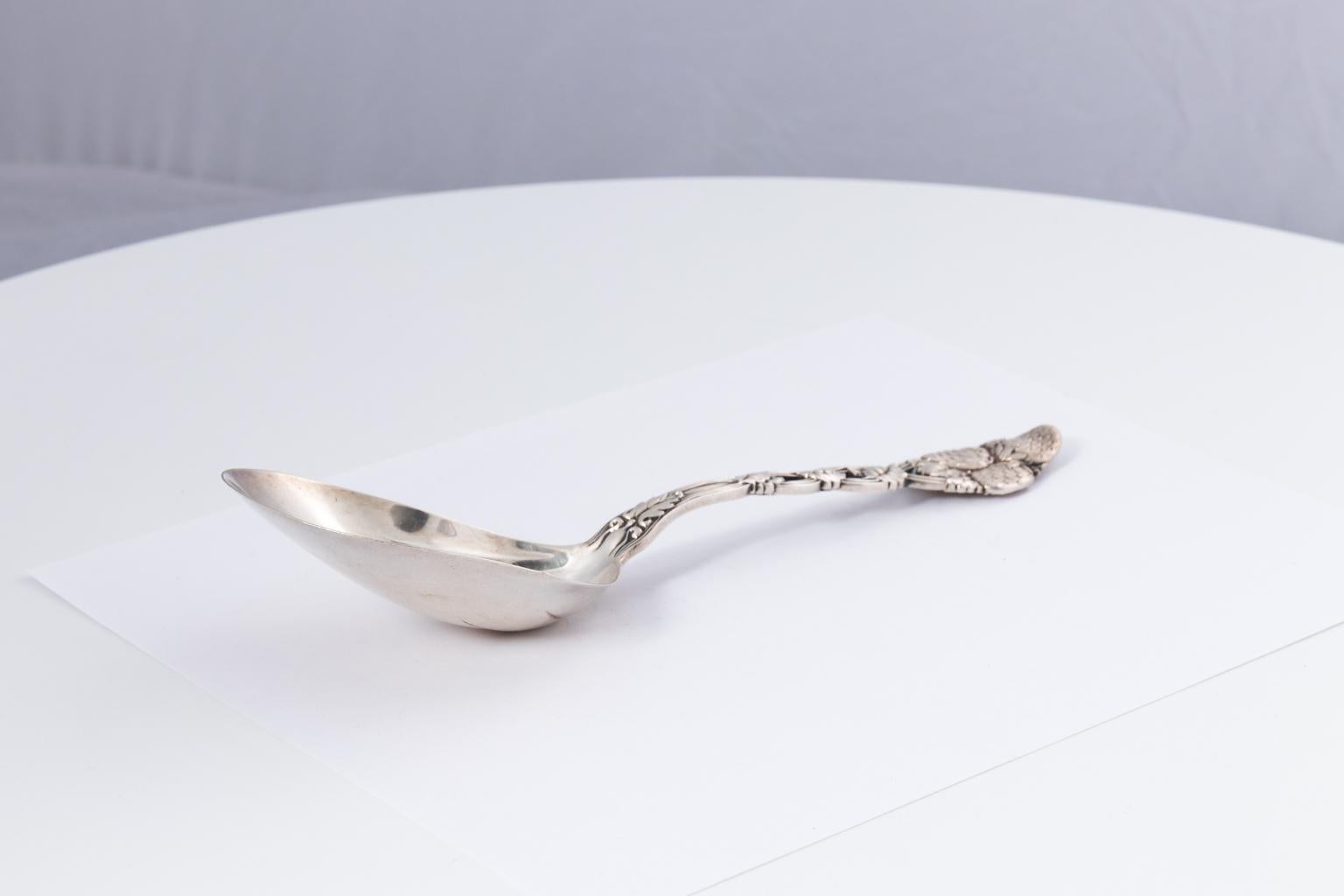 Tiffany & Company Sterling Silver Serving Spoon, circa 1875 In Good Condition For Sale In Stamford, CT
