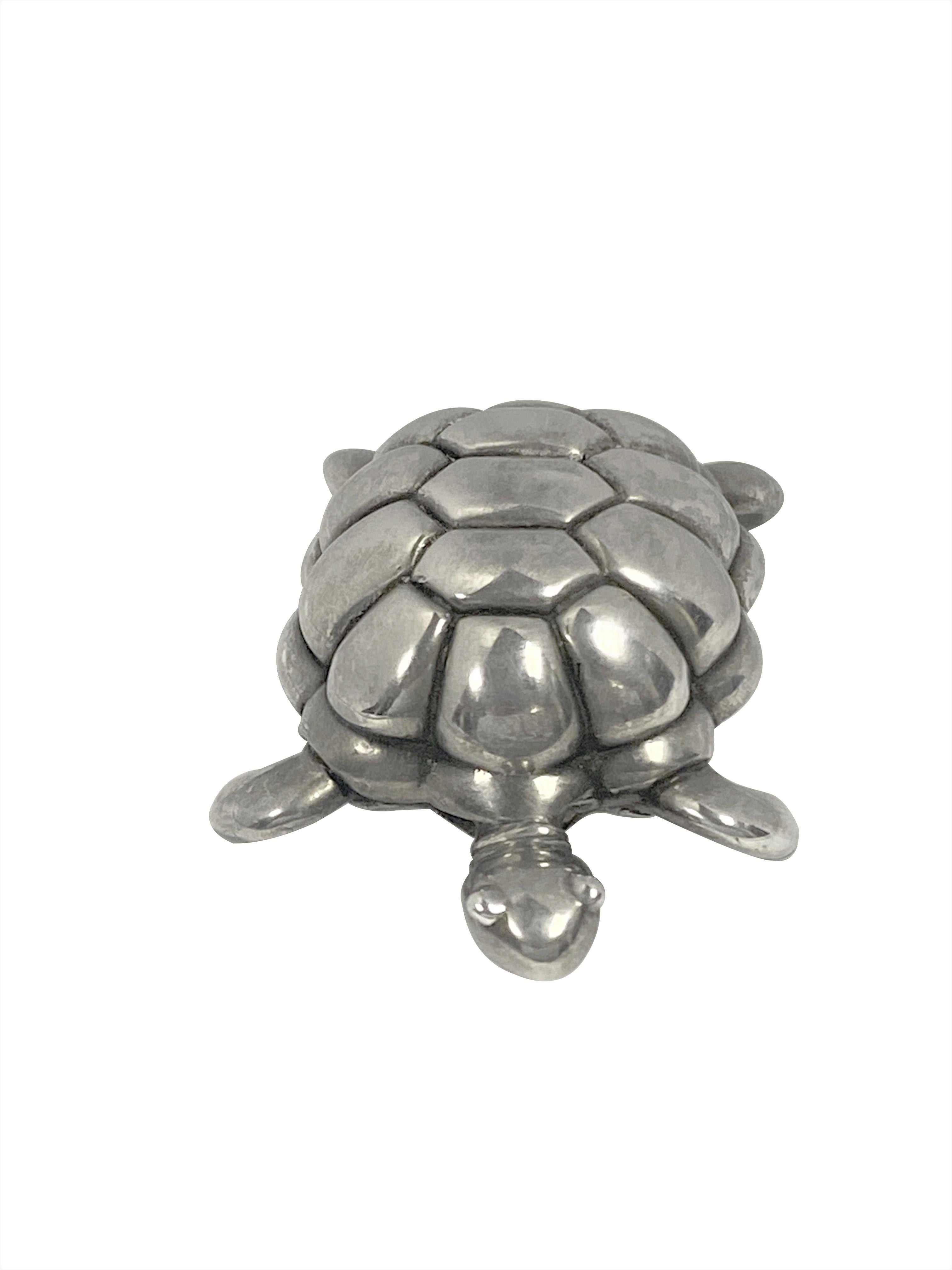 da uomo o donna Tiffany & Co. Pesapersone tartaruga in argento in vendita