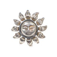 Tiffany & Co. Sunburst Silver Earrings