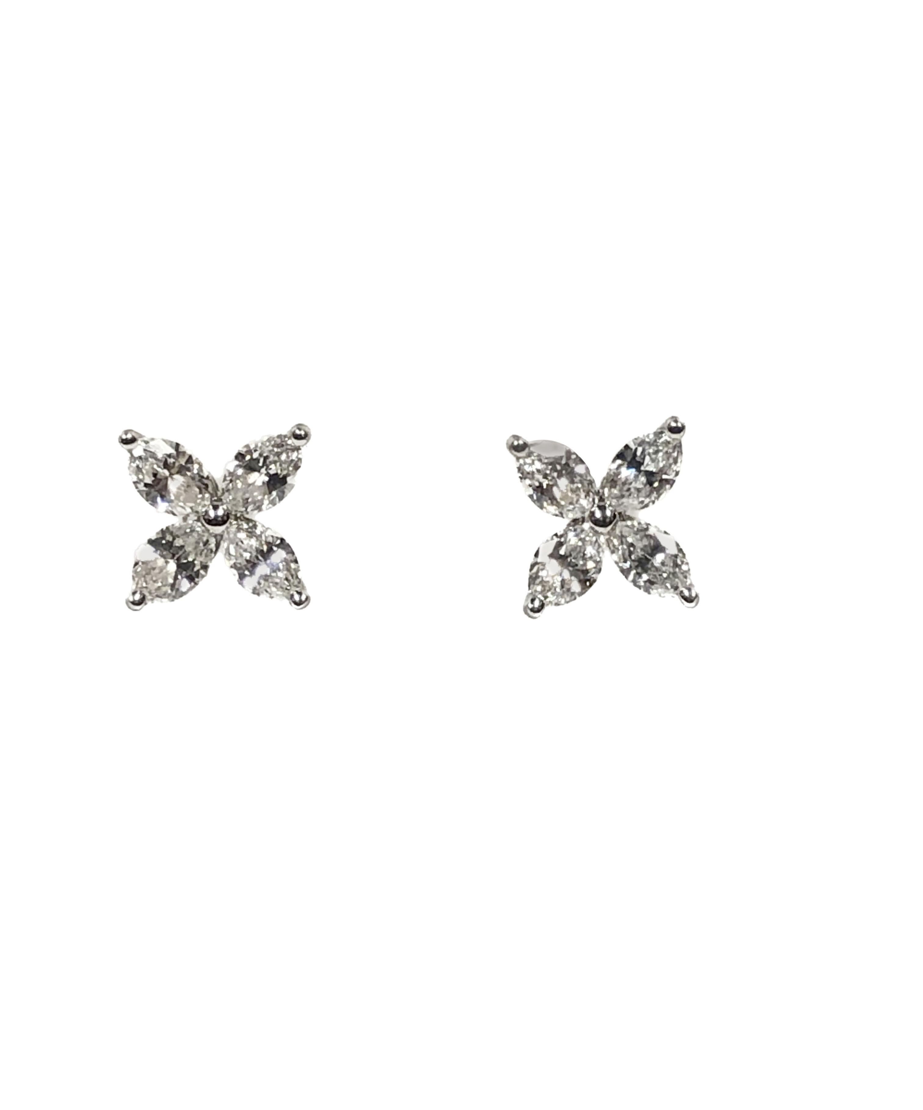butterfly diamond earrings tiffany