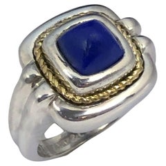 Tiffany & Company Vintage Gold Silver and Lapis Ring