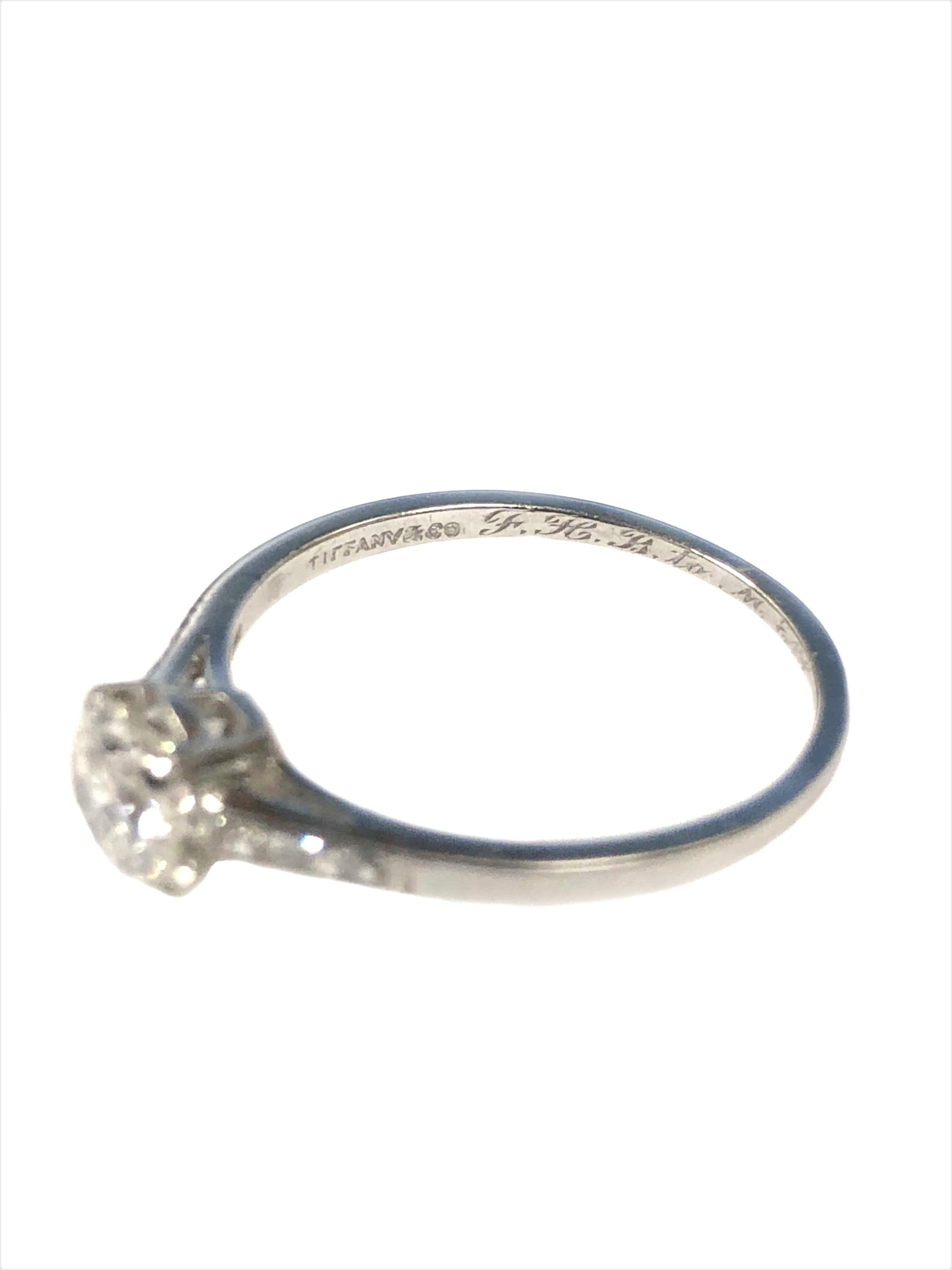 antique tiffany engagement ring