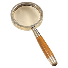 Tiffany & Company Vintage Sterling and Wood Magnifying Glass