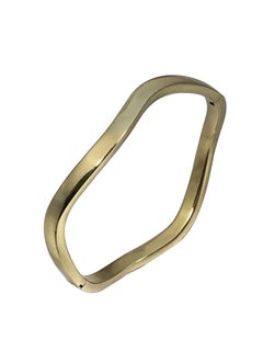 Tiffany & Company Vintage Yellow Gold Wave Bangle Bracelet