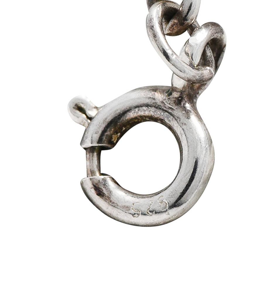Tiffany & Co. Contemporary Diamond Sterling Silver Heart Key Necklace 1
