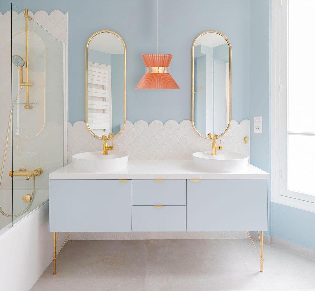 Lámpara Colgante Tiffany Contemporánea 30, KORAL Seda Vidrio Plateado Siglo XXI y contemporáneo en venta