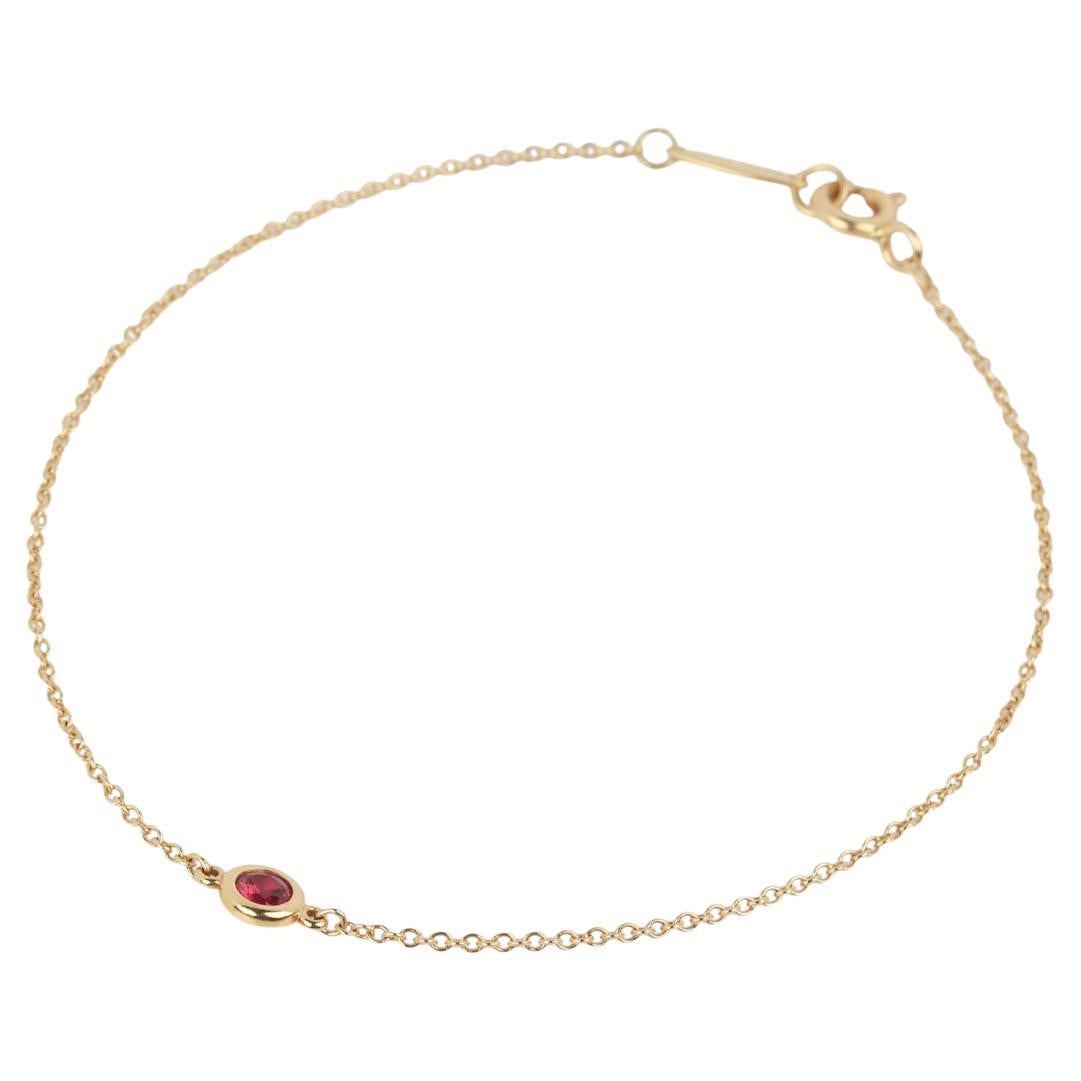 Tiffany 
CoBracciale in oro giallo 18 ct. con rubini a volontà in vendita