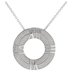 Colgante Atlas x círculo cerrado con pavé de diamantes de Tiffany & Co.