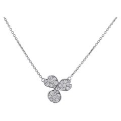Tiffany & Co.'s Paper Flower Diamond Platinum Pendant