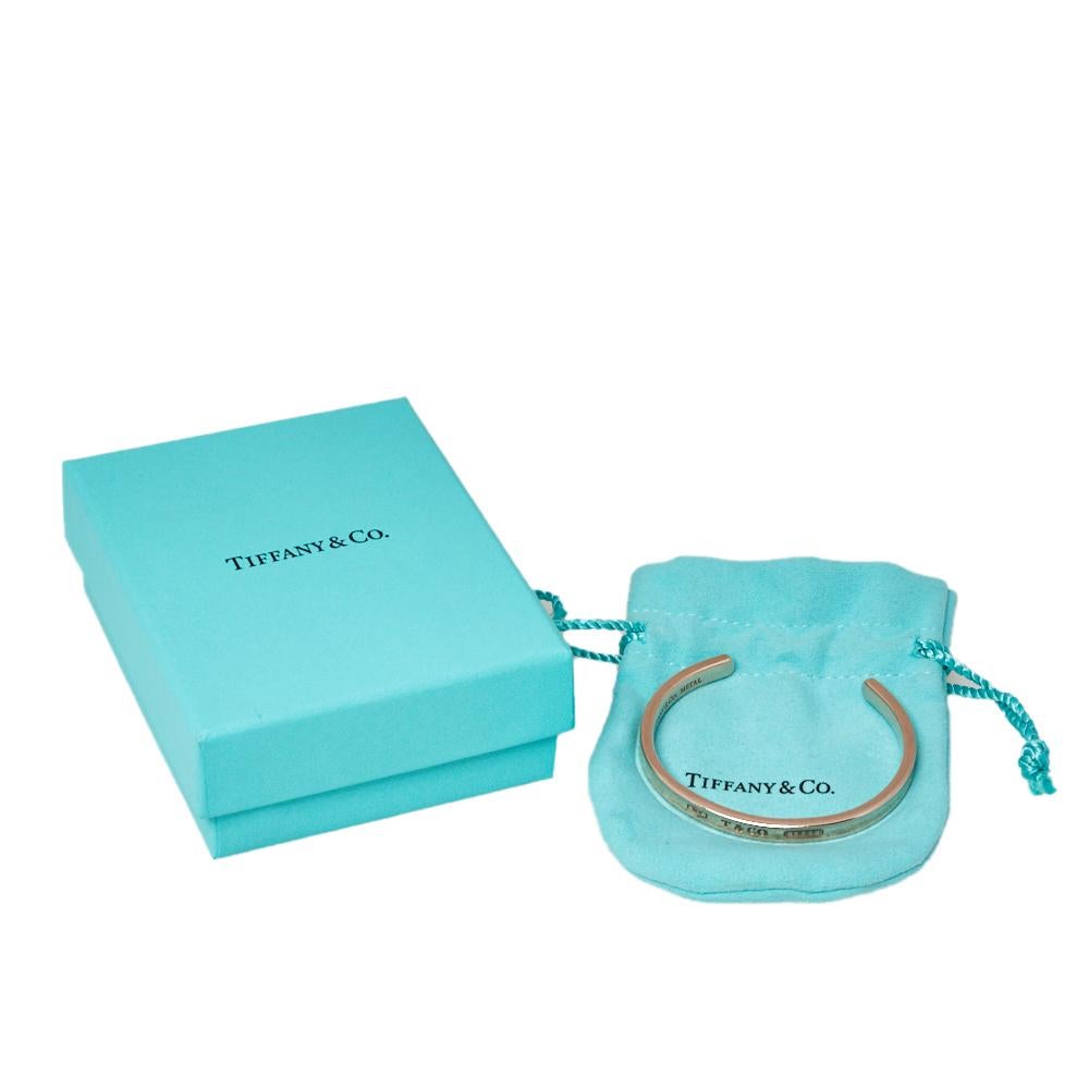 Tiffany & Co.Tiffany 1837 Rubedo Metal Narrow Cuff Bracelet 1