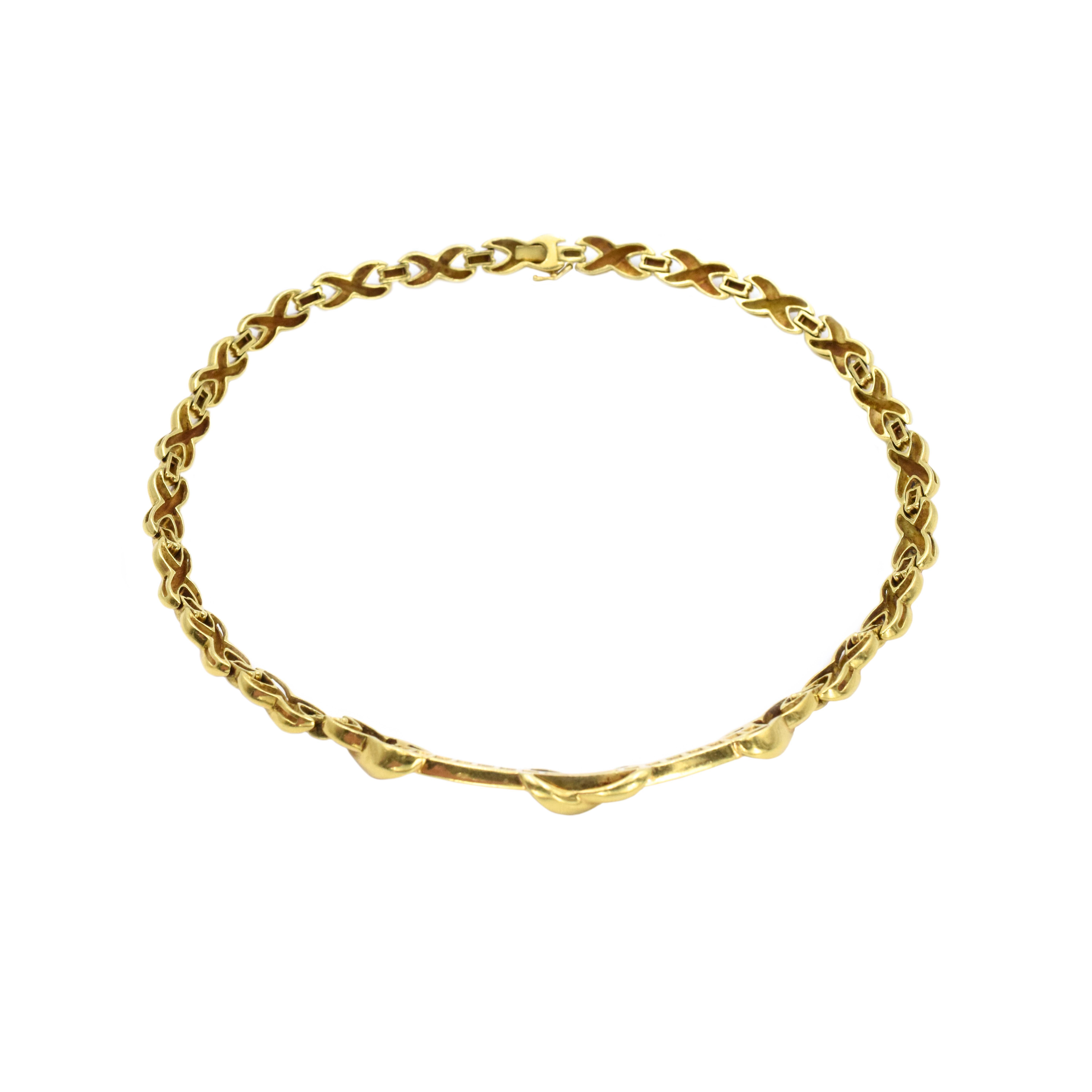 Tiffany & Co.X Collection Collier et boucles d'oreilles en or et diamants en vente 8