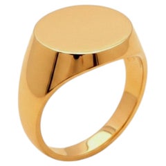 Tiffany & Co.Yellow Gold Men's Signet Ring