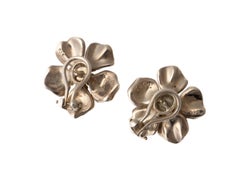 Tiffany Daisy Flower Sterling Silber Ohrringe