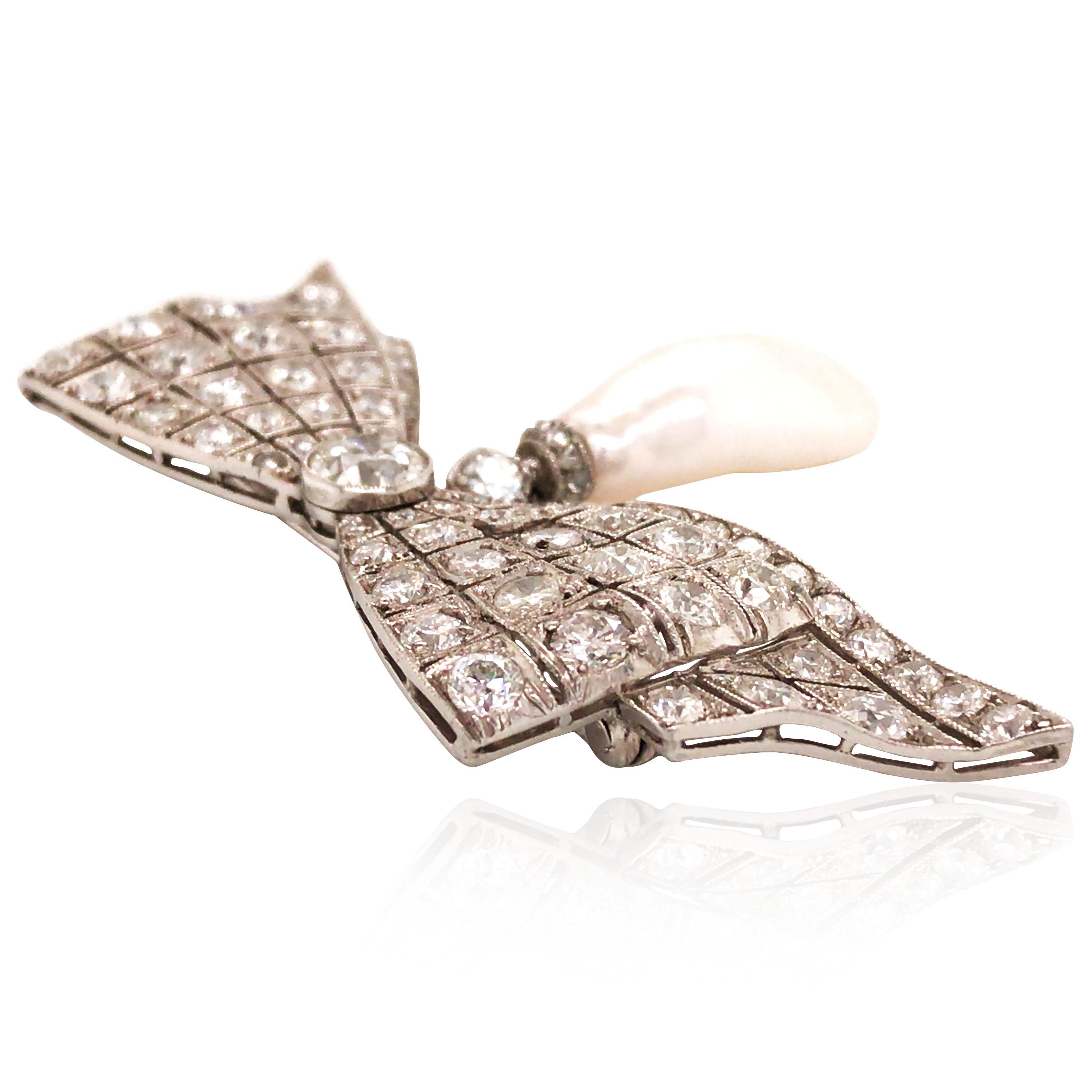 81 diamonds total approx. 3.95 ct. Marked 