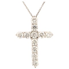 Tiffany Diamond Cross in Platinum