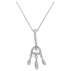 Tiffany & Co. Collana Diamond Legacy Jazz Buckle in platino