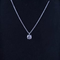 Tiffany Diamond Pendant Solitaire with Diamond in Platinum 950