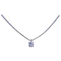 Tiffany Diamond Pendant Solitaire with Diamond in Platinum 950