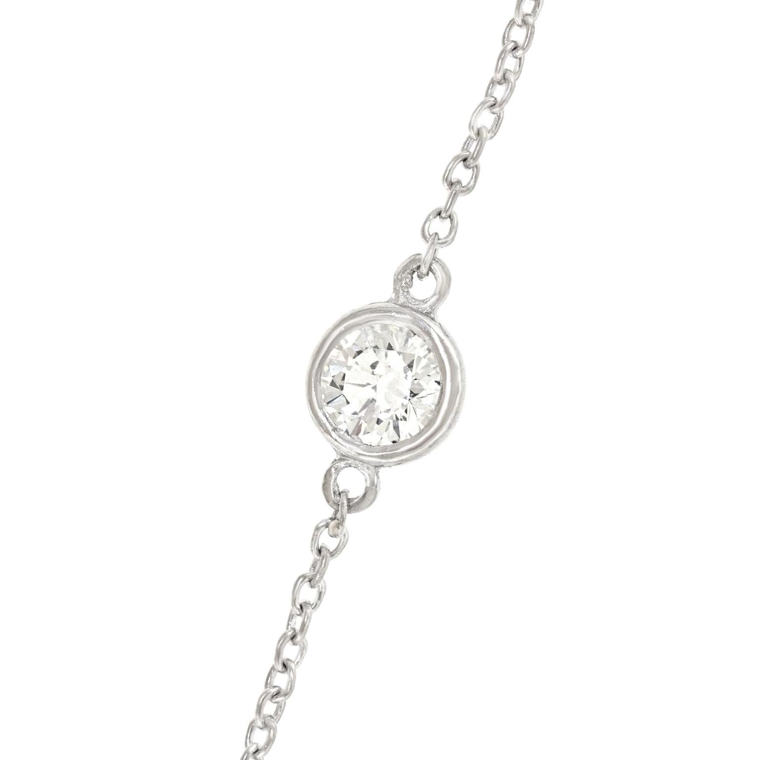 Tiffany Diamonds by the Yard Platinum Necklace 2
