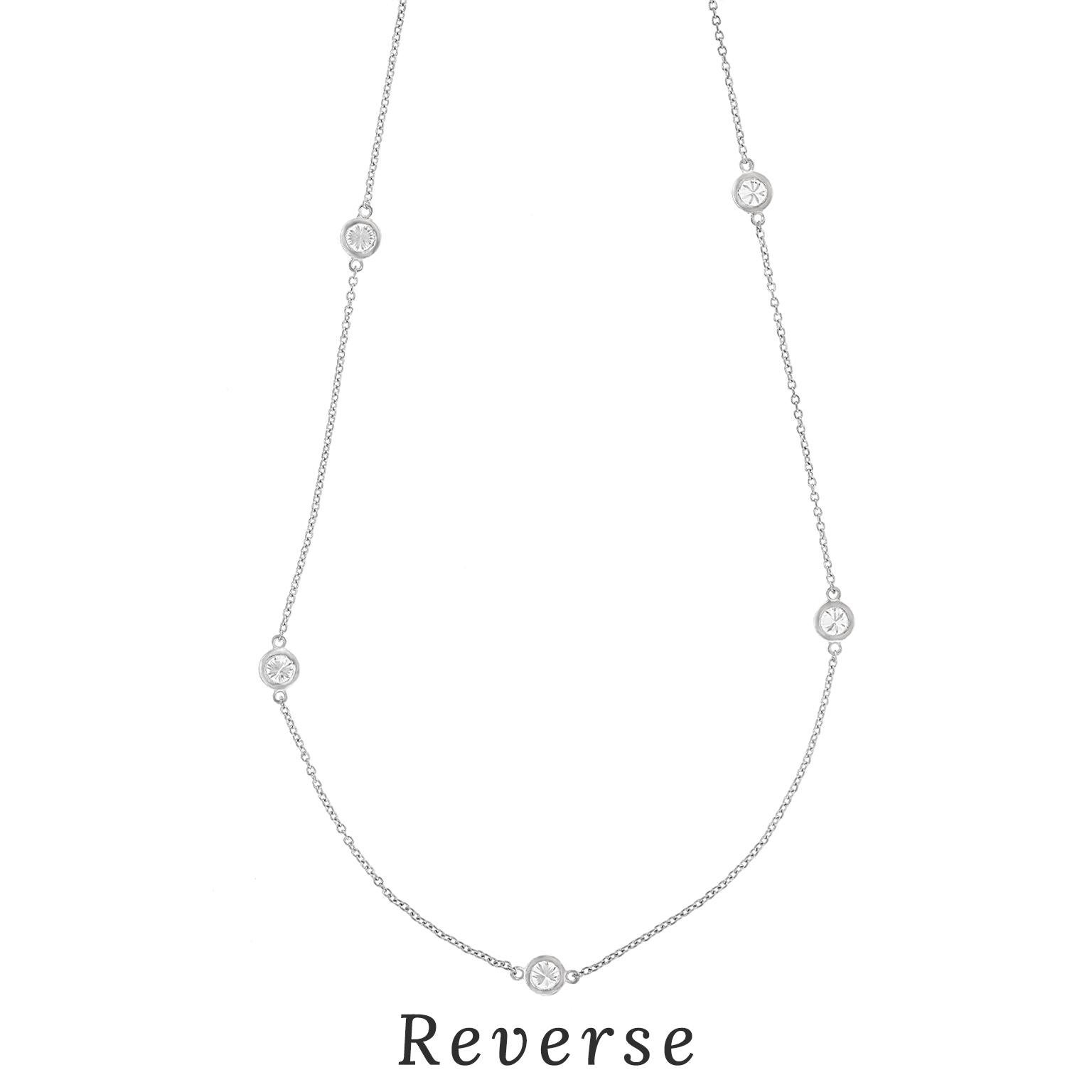 Tiffany Diamonds by the Yard Platinum Necklace 4