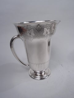 Tiffany Edwardian Modern Classical Sterling Silver Water Pitcher