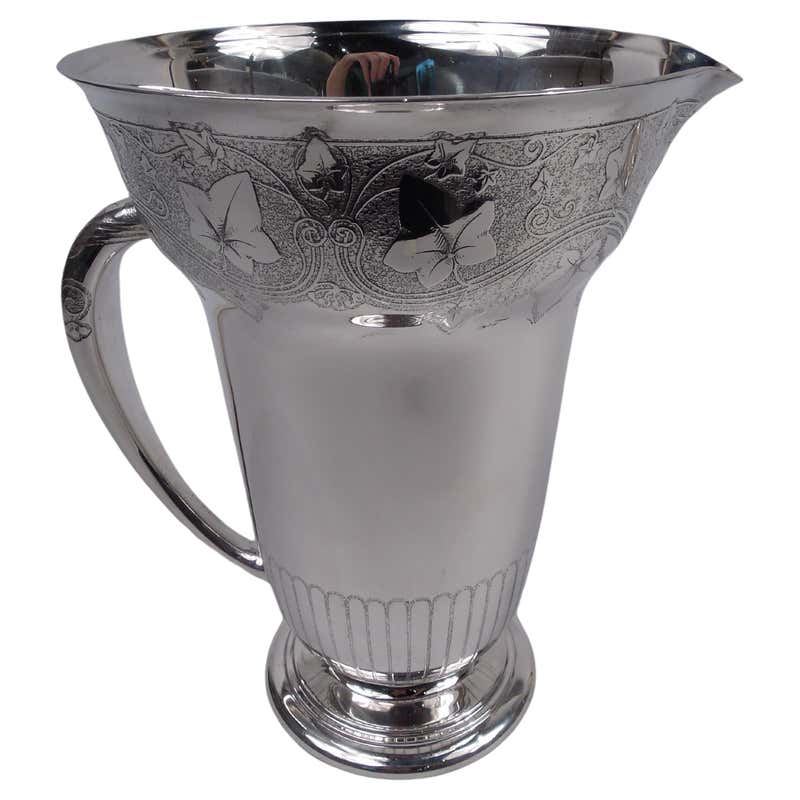 21st Century Italian Sterling Silver Modern Pitcher For Sale at 1stDibs