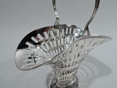 Tiffany Edwardian Modern Sterling Silver Basket