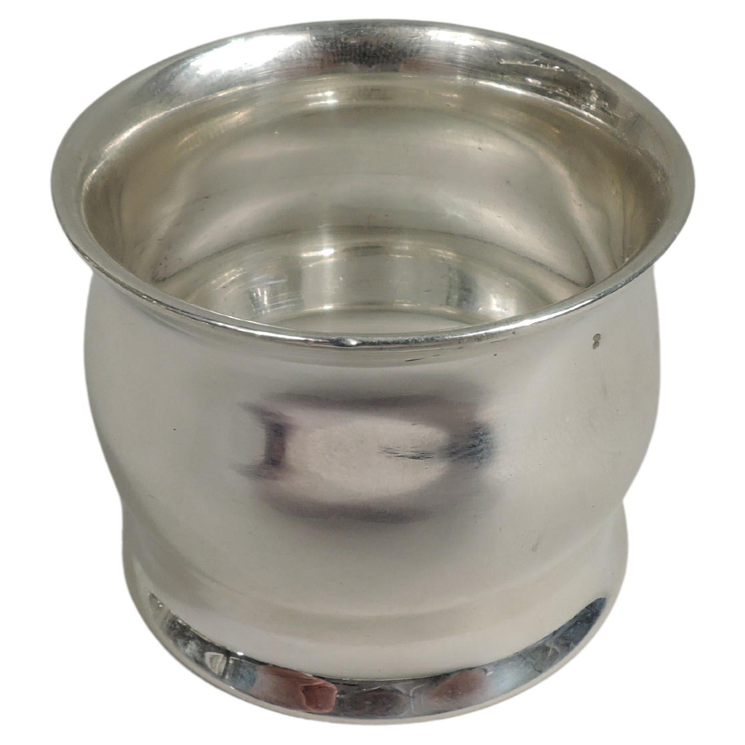 Pair of Antique English Sterling Silver Napkin Rings For Sale at 1stDibs