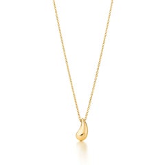 Tiffany Elsa Peretti 18k Yellow Gold Teardrop Pendant
