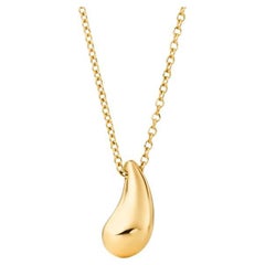 Tiffany Elsa Peretti 18k Yellow Gold Teardrop Pendant