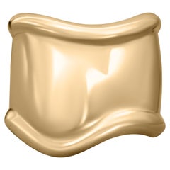 Tiffany Elsa Peretti Medium Bone Cuff in 18ct Yellow Gold