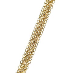 TIFFANY ELSA PERETTI Gold Open Heart Pendant Necklace