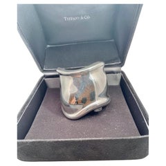 Tiffany Elsa Peretti Silver Bone Bracelet Small