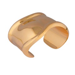 Kleine Knochenmanschette von Tiffany Elsa Peretti aus 18 Karat Gelbgold