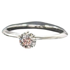 Tiffany Engagement Ring 0.38ct E/VVS2 in Platinum