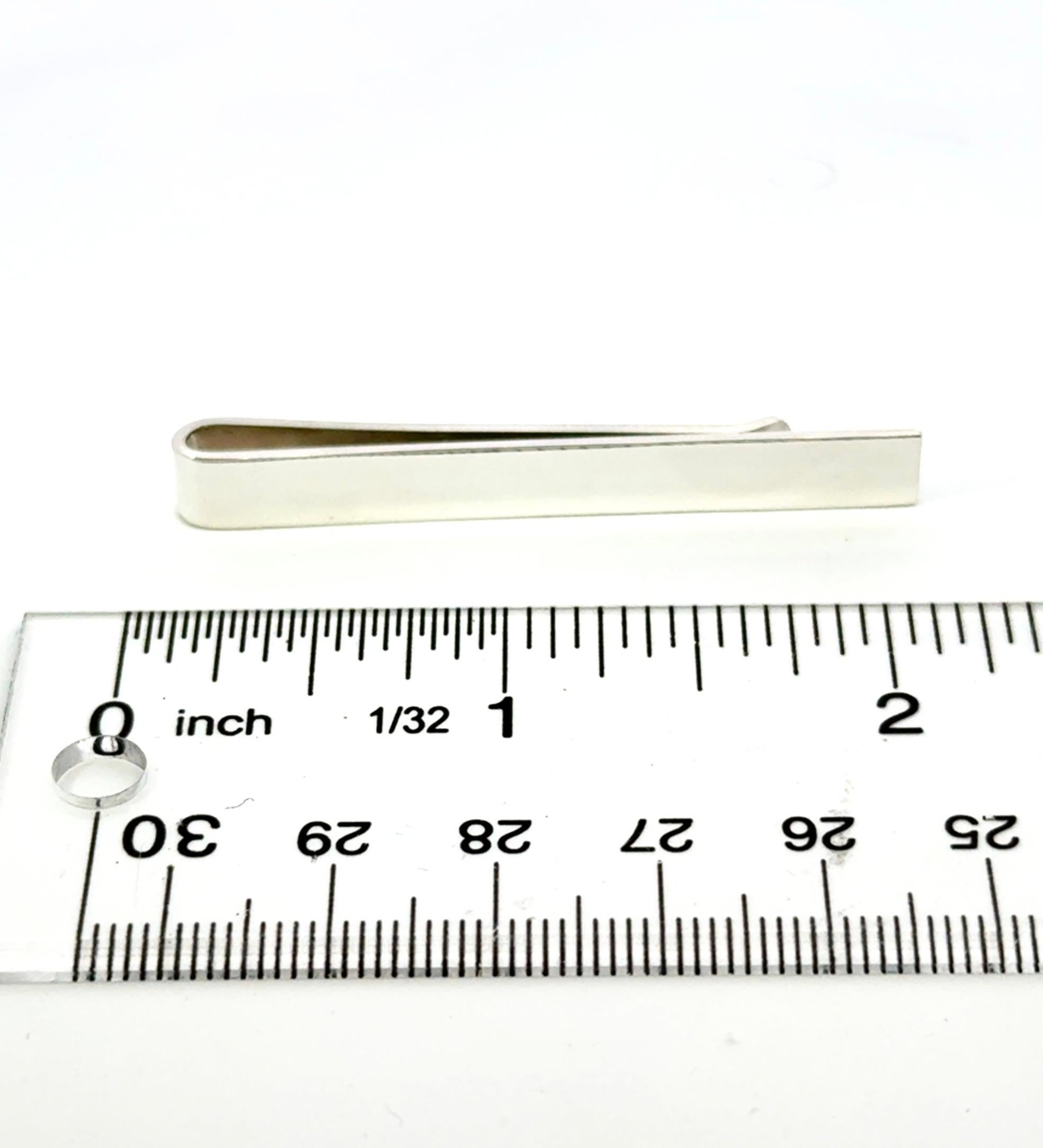 Tiffany & Mens Pasador de Corbata Plata de Ley 6 Gramos Estate 9