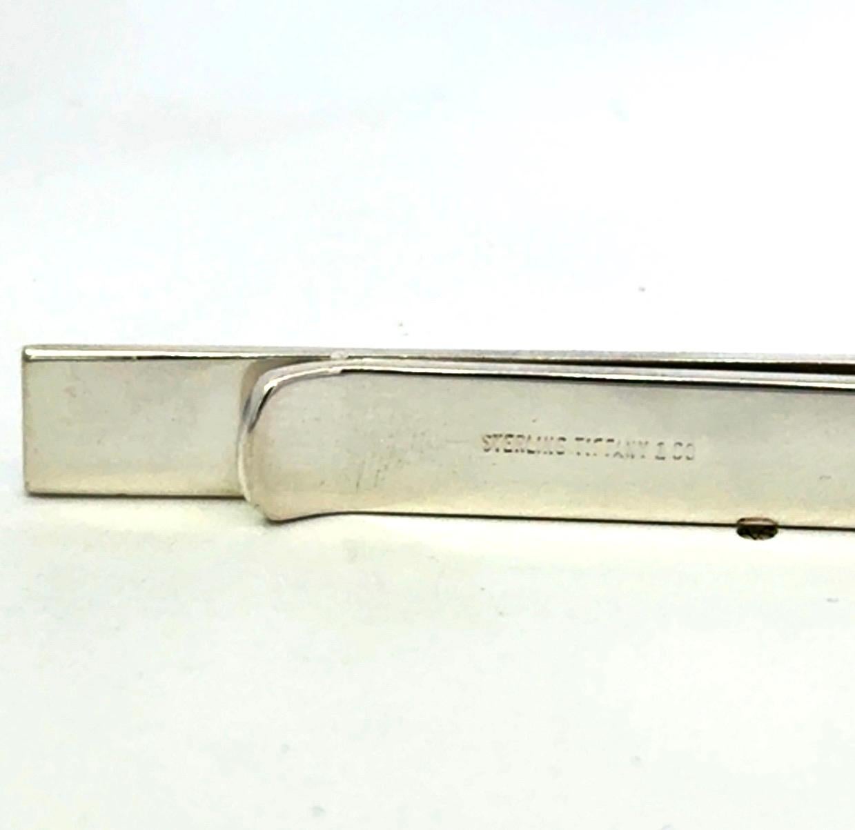 Tiffany & Mens Pasador de Corbata Plata de Ley 6 Gramos Estate 1