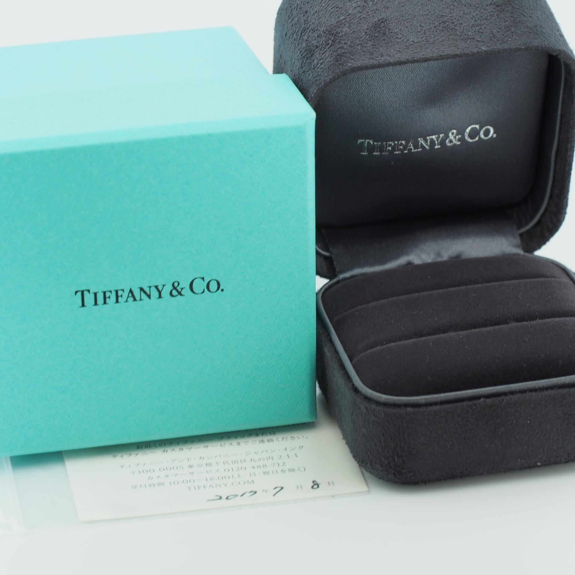 Tiffany & Co. Etoile 10 Diamonds Band Ring Rose Gold 2