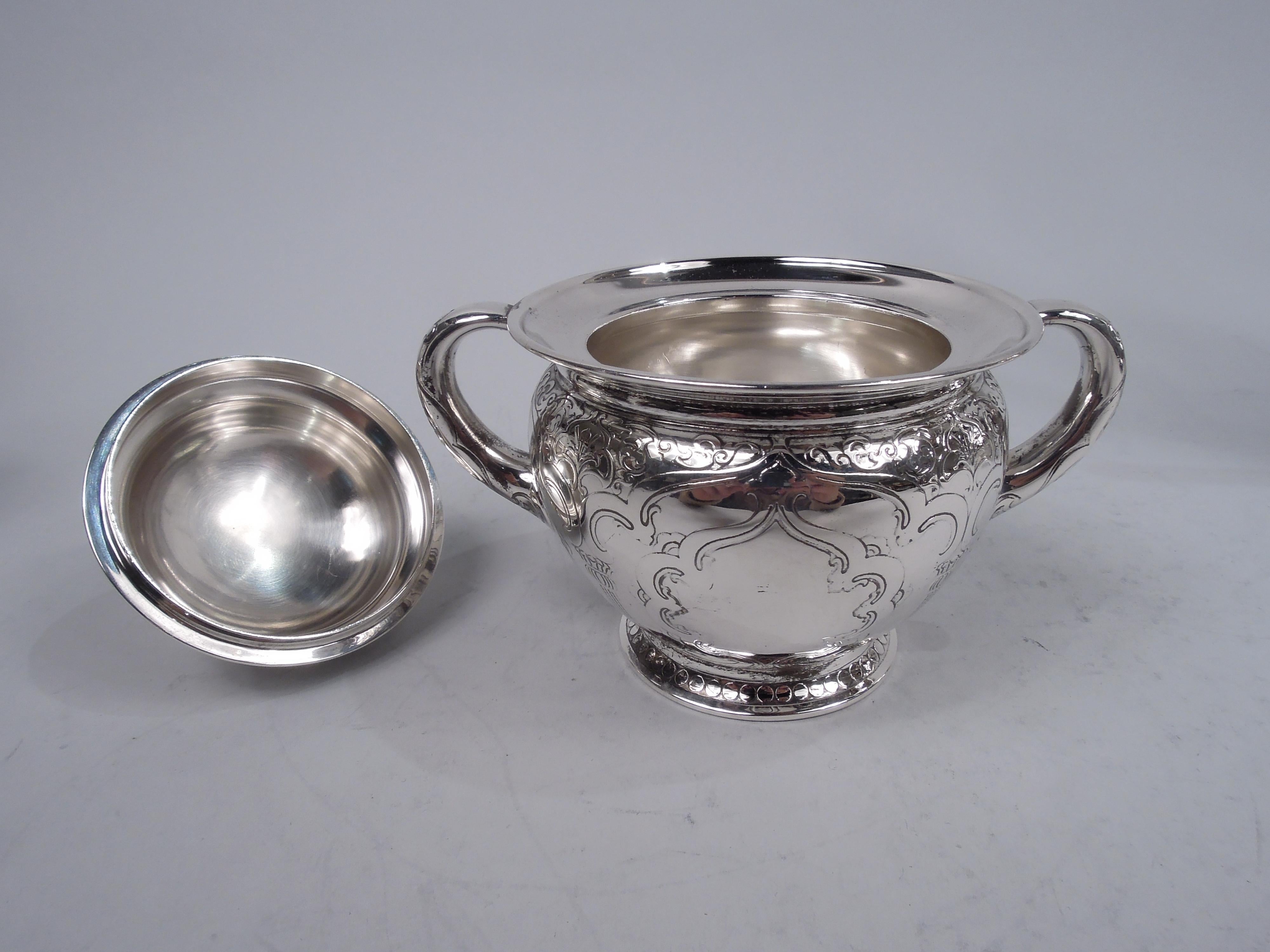 Tiffany Exotic Sterling Silver 3-Piece Turkish Coffee Set For Sale 8