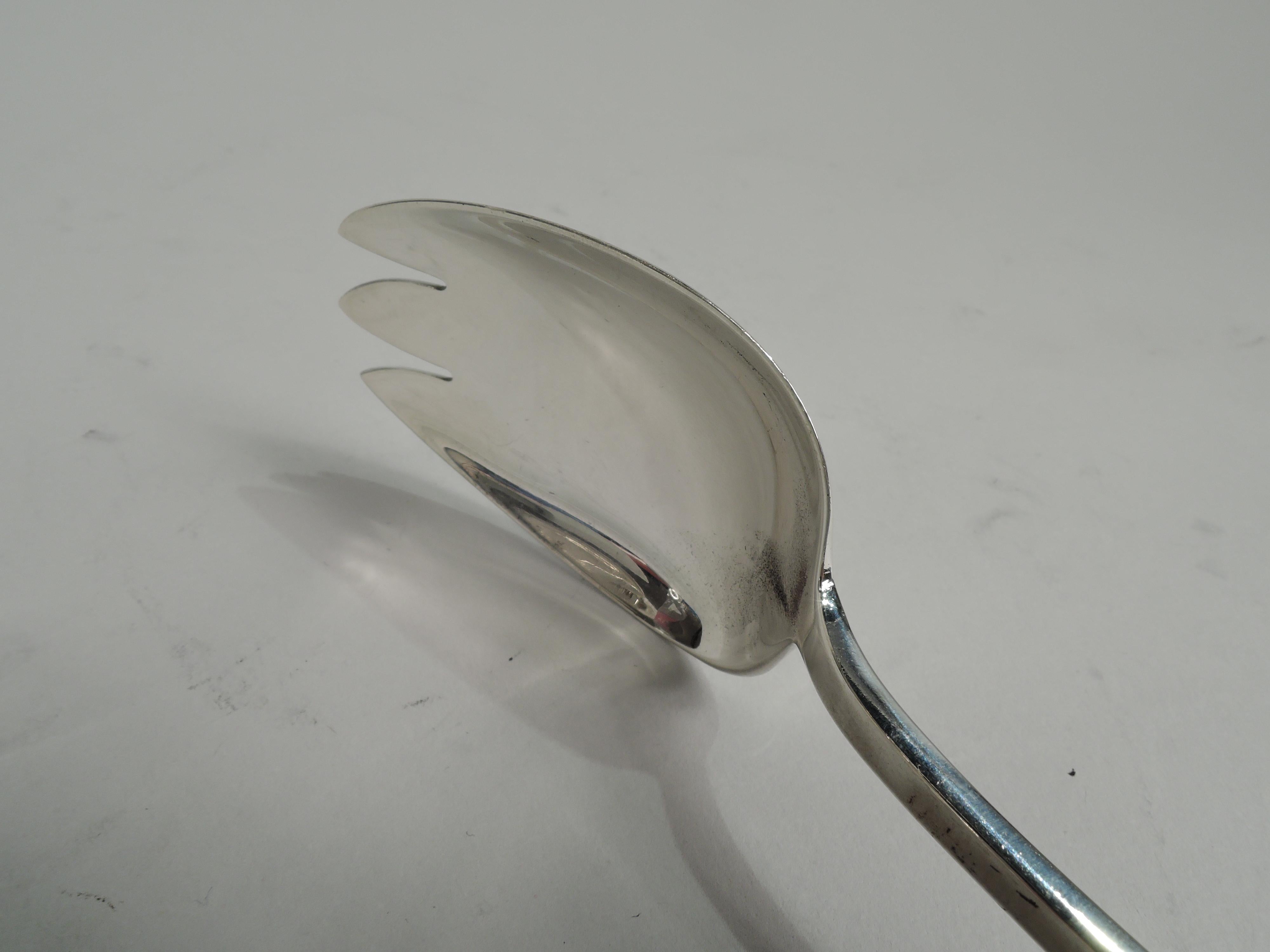 Mid-Century Modern Tiffany Faneuil Sterling Silver Ice Tongs