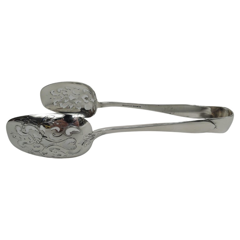 Tiffany Faneuil Sterling Silver Ice Tongs For Sale at 1stDibs